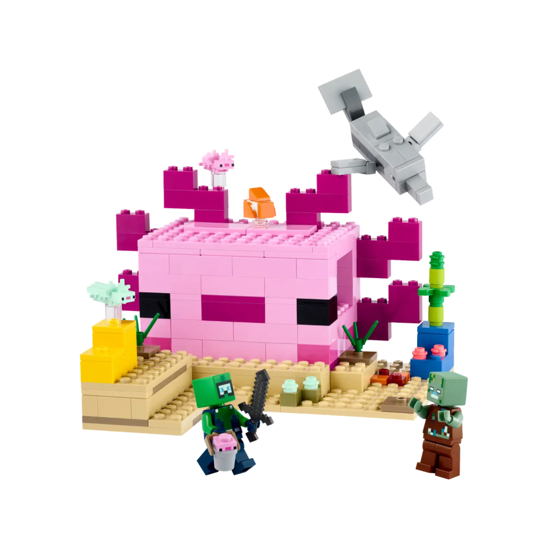 LEGO Minecraft - The Axolotl House | ALAKAZAM TOYS